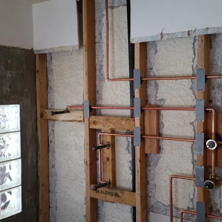 Copper pipe installation for Burst Pipe Repair in Union