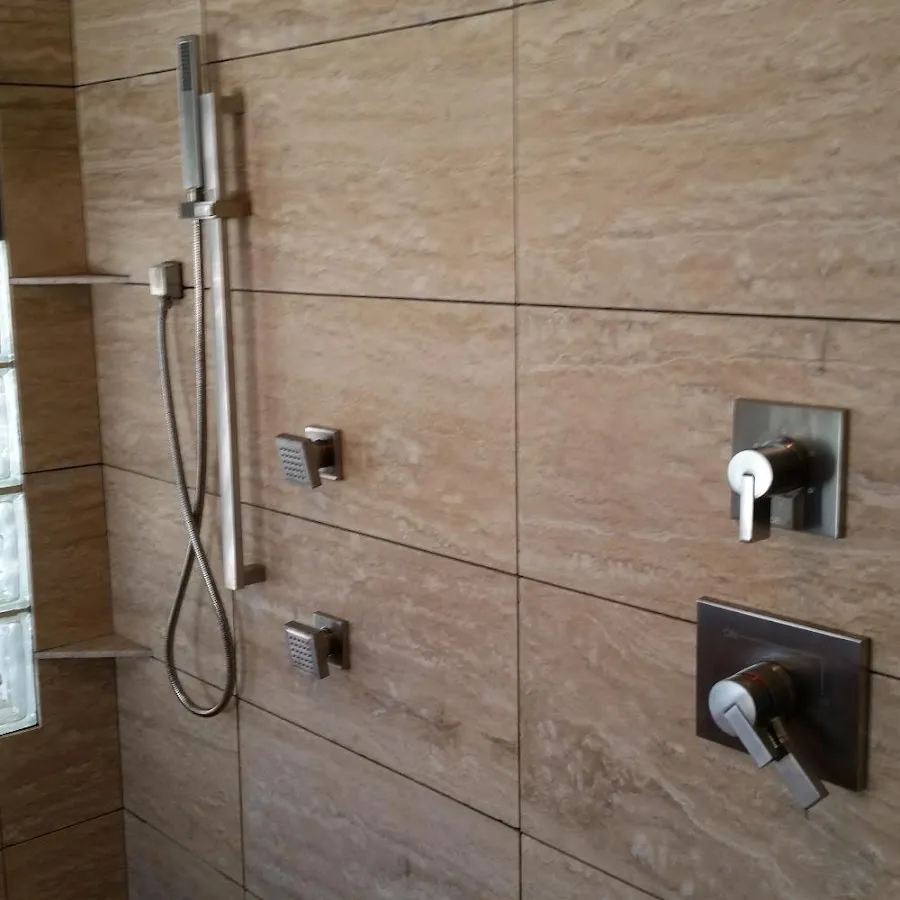 Shower fixture installation for Water Heater Replacement in Union